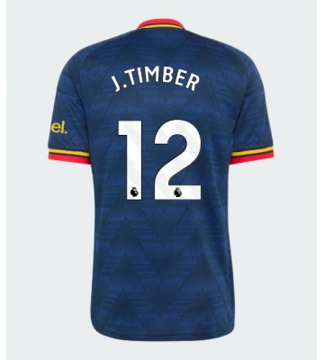 Arsenal Jurrien Timber #12 Udebanetrøje 2026-27 Kortærmet